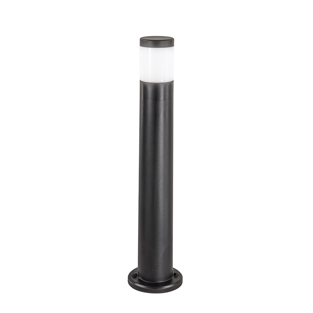 PALETTO FOCUS NERO TONDO 1XGU10 IP65 17,5X77,5CM