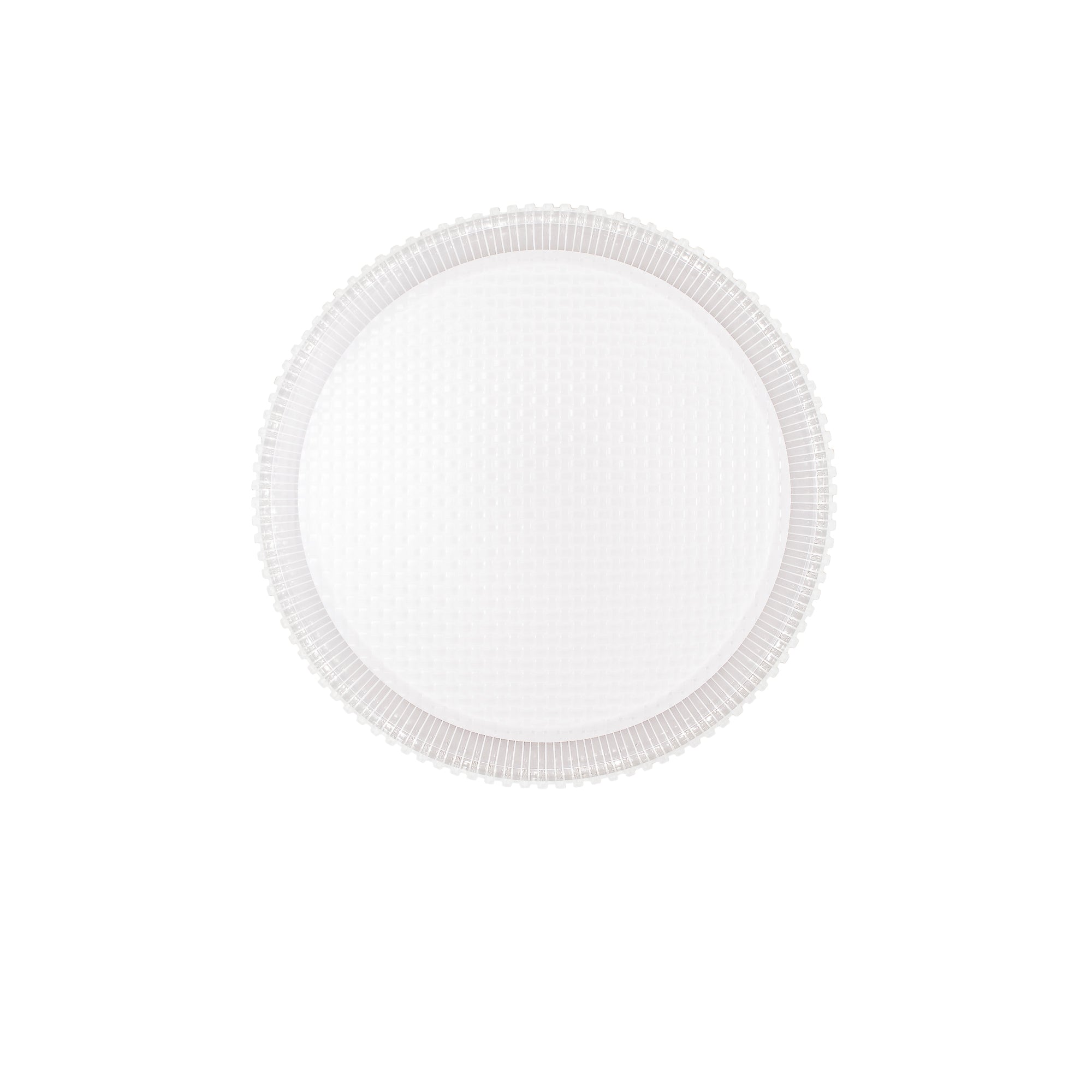 "Plafoniera LED FROZEN in metallo e acrilico bianco CCT"