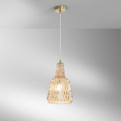 SOSPENSIONE GALWAY AMBRA 1XE27 23X150CM