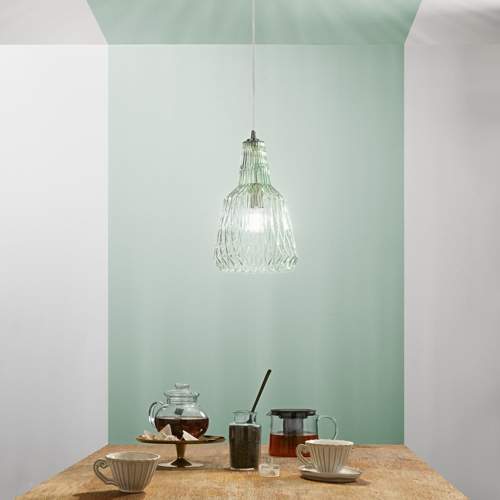 SOSPENSIONE GALWAY VERDEMARE 1XE27 23X150CM