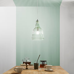 SOSPENSIONE GALWAY VERDEMARE 1XE27 23X150CM