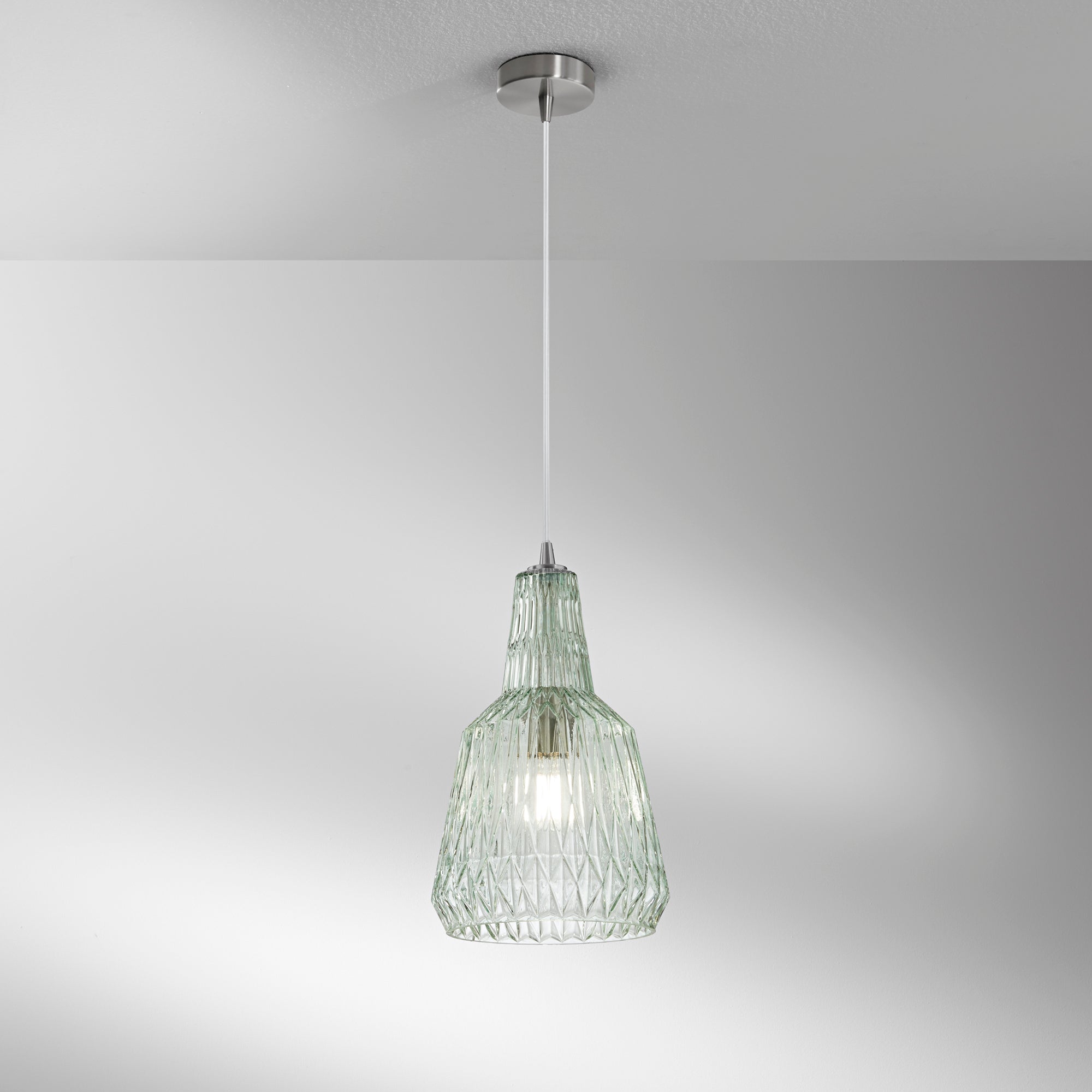 SOSPENSIONE GALWAY VERDEMARE 1XE27 23X150CM