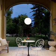 SOSPENSIONE DA GIARDINO GECO SFERA BIANCA 1XE27 IP44 30X150CM
