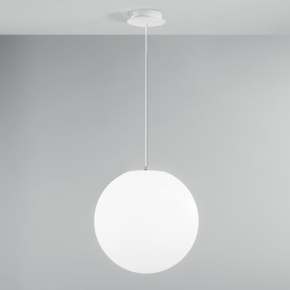 SOSPENSIONE DA GIARDINO GECO SFERA BIANCA 1XE27 IP44 40X150CM
