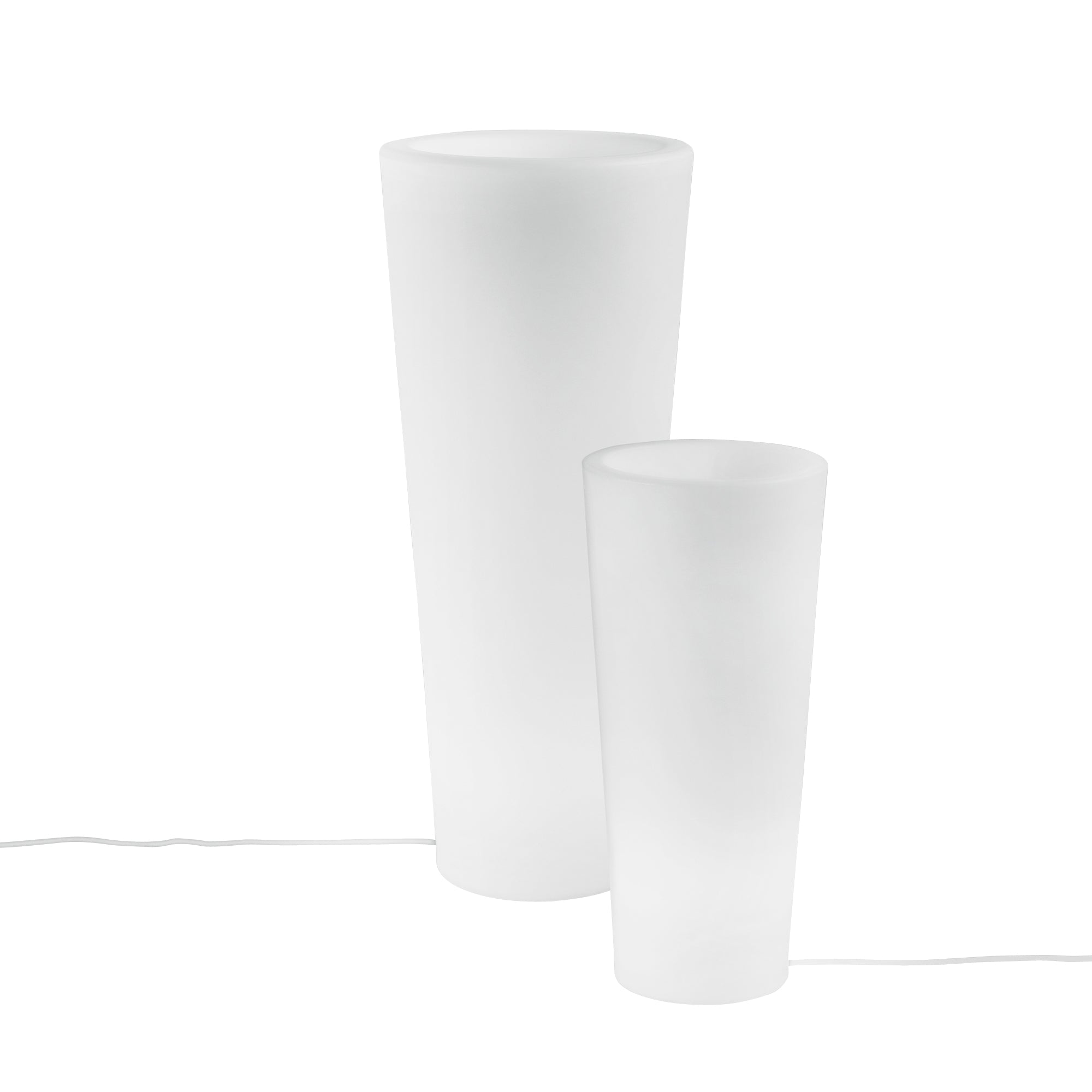 "Vaso da esterno GECO rotondo con attacco E27 90 cm"