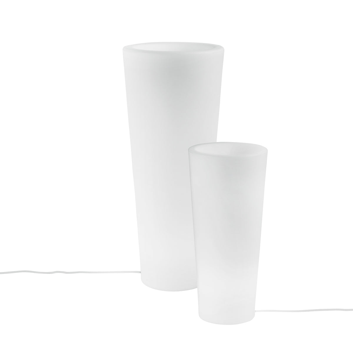 "Vaso da esterno GECO rotondo con attacco E27 90 cm"