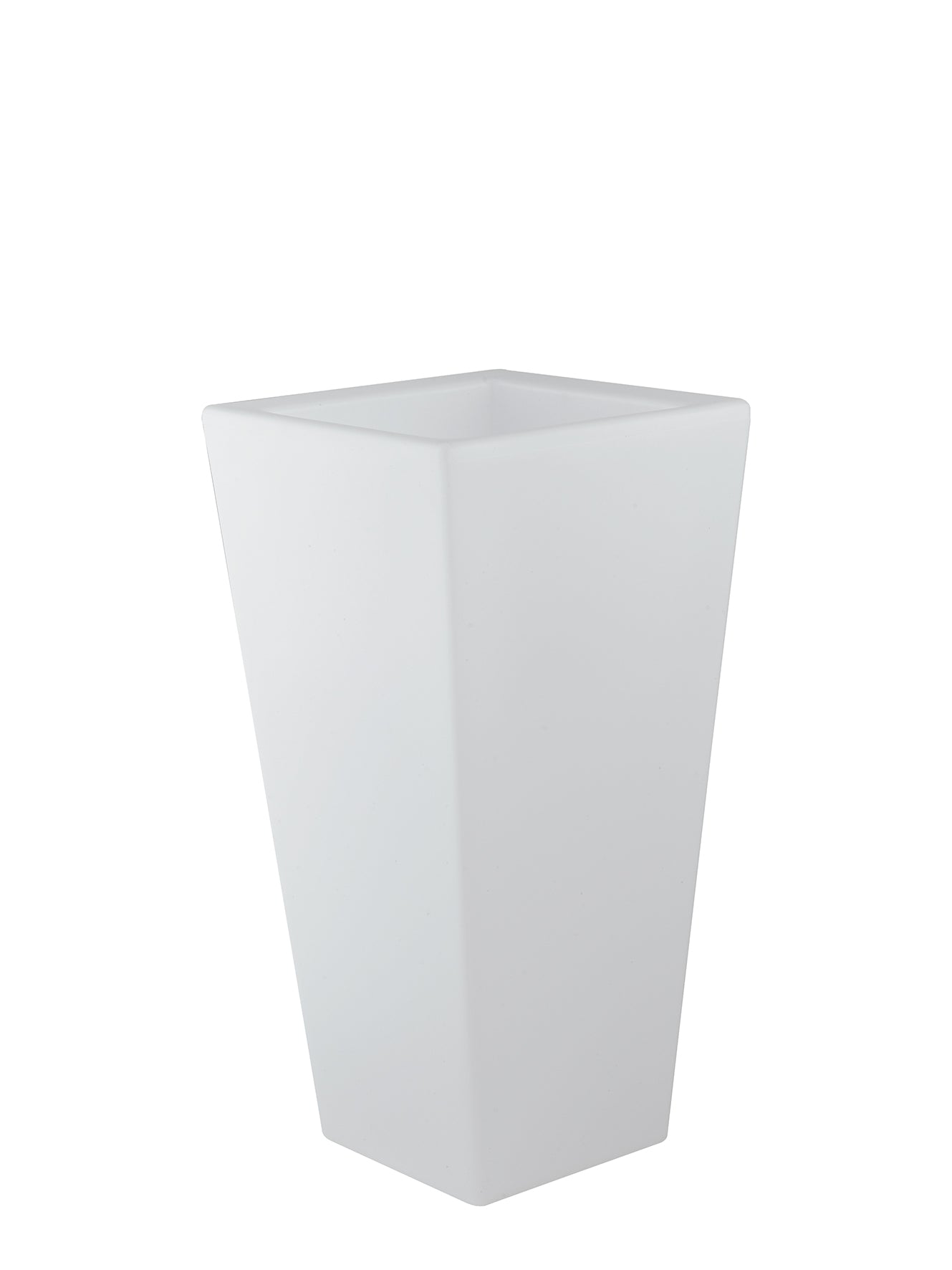 "Vaso LED GECO da esterno quadrato ricaricabile RGB con telecomando 60cm"