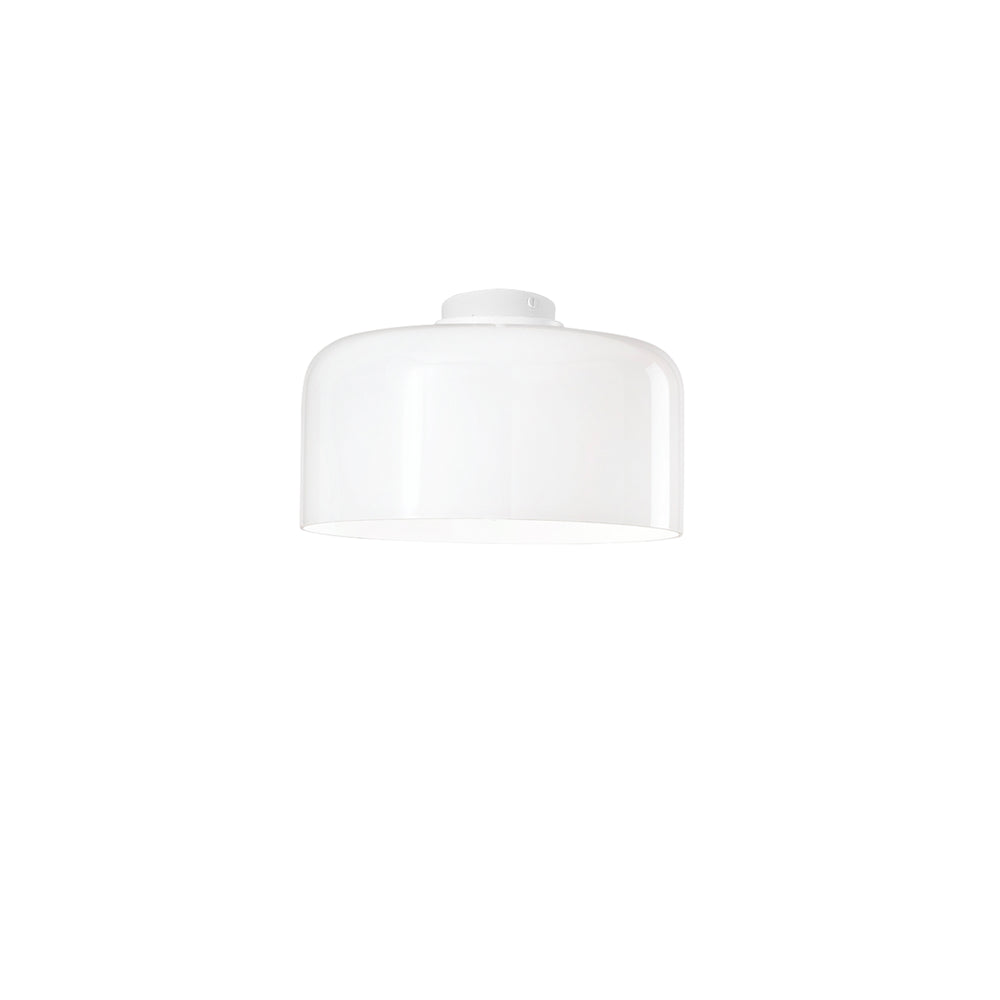 PLAFONIERA GIBUS BIANCA 1XE27 30X30X23CM