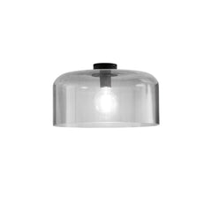 PLAFONIERA GIBUS FUME' 1XE27 40X40X23CM
