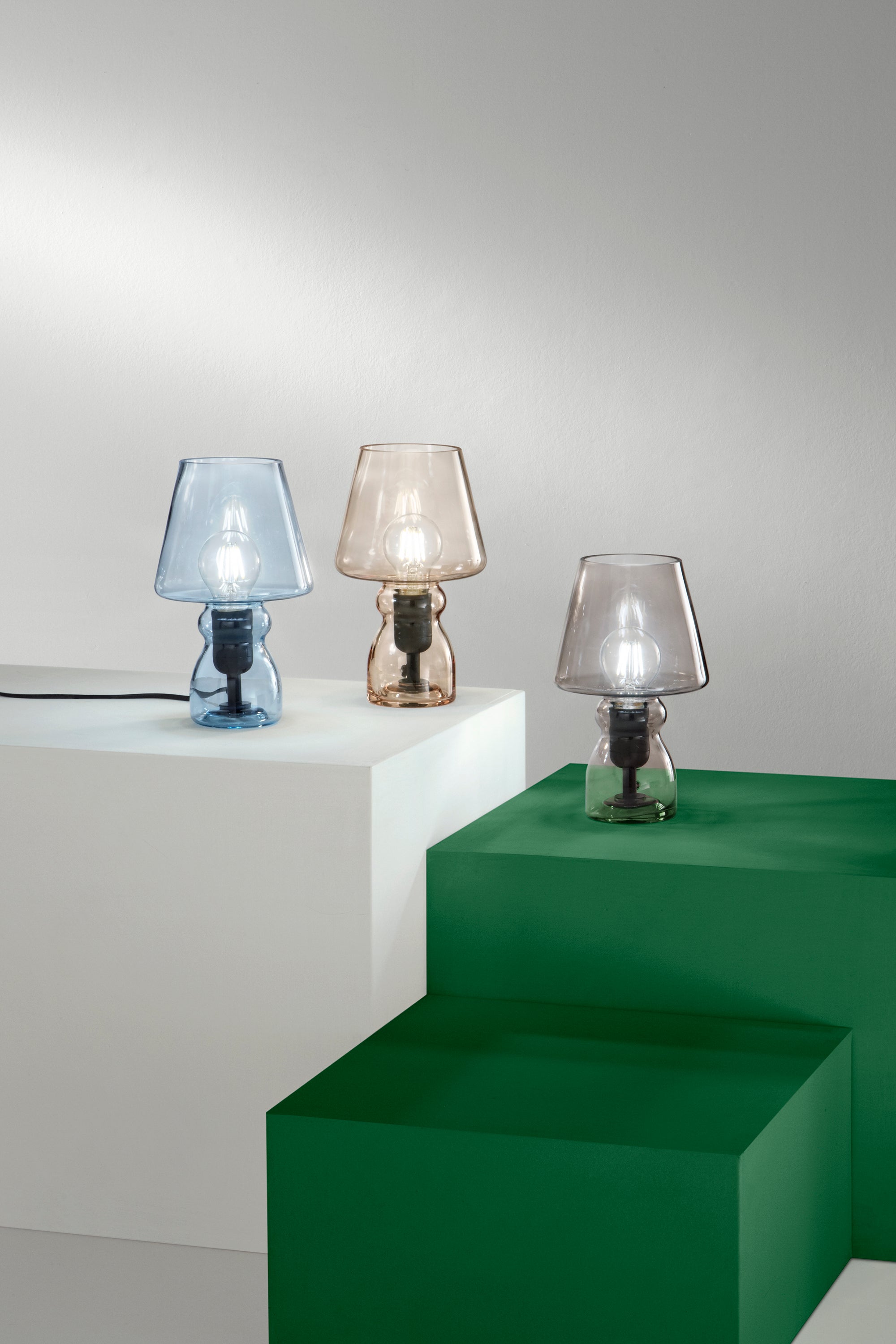 LUMETTO GLEAM BLU 1XE27 17X255CM