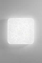PLAFONIERA GROWLER BIANCA IN PMMA 40W CCT 3000/4000/6500K 50X50CM*8CM