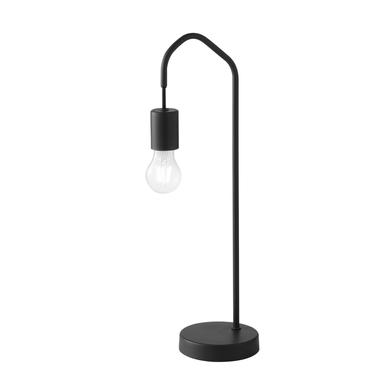 LUME HABITAT NERO 1XE27 17X48CM
