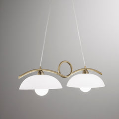 SOSPENSIONE HALLEY BRUNITA 2XE27 76X30X110CM
