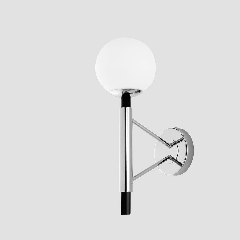 APPLIQUE HAMMOND CROMO/NERA 1XE14 15X26X43CM