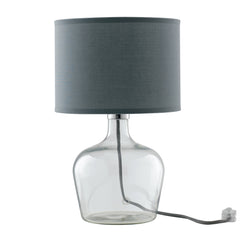 LUME HENDRIX GRIGIO 1XE27 23X37CM