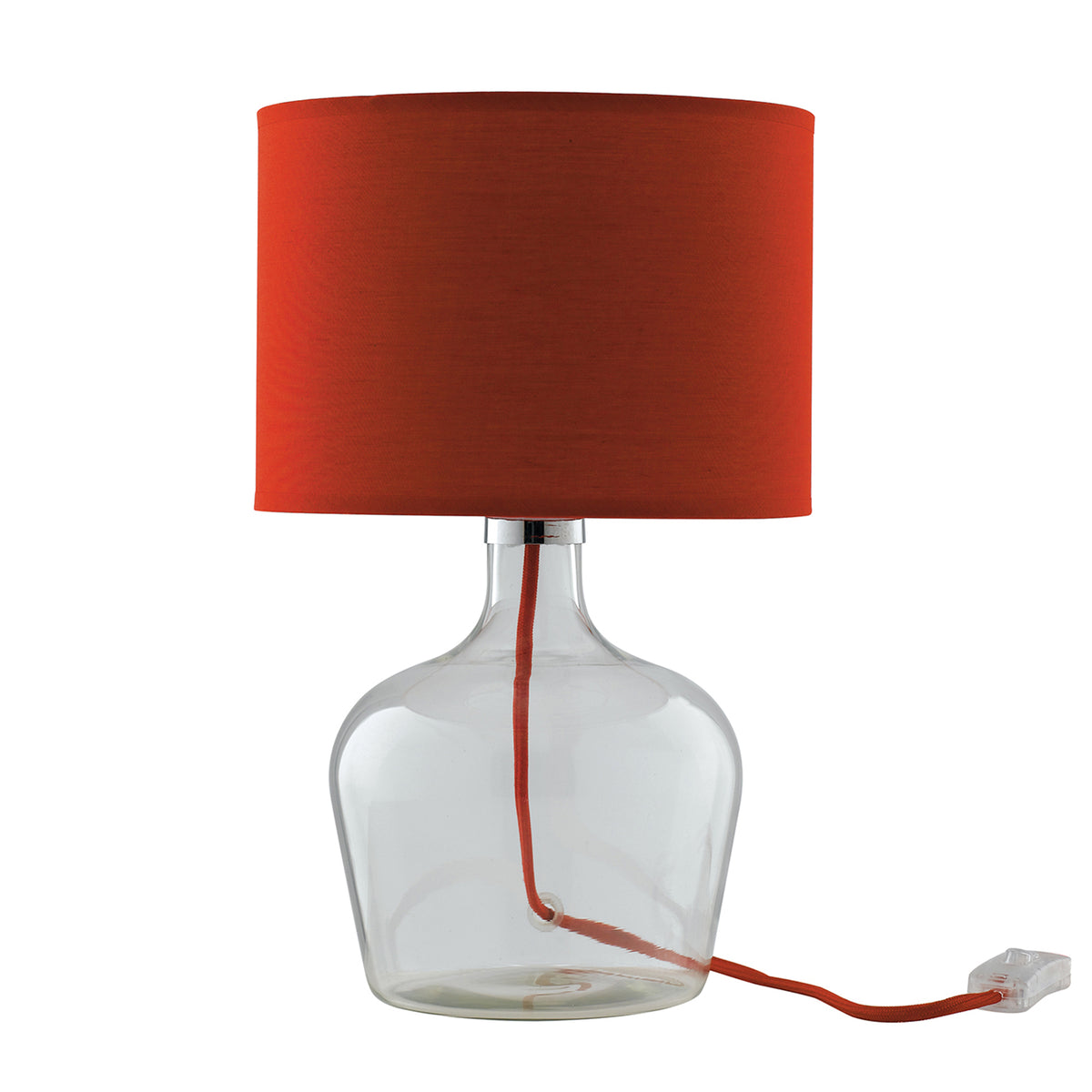 LUME HENDRIX ROSSO 1XE27 23X37CM