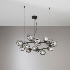 SOSPENSIONE HONEY NERA 16XG9 82X82X161CM
