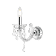 "Applique HOUSTON in acrilico trasparente"