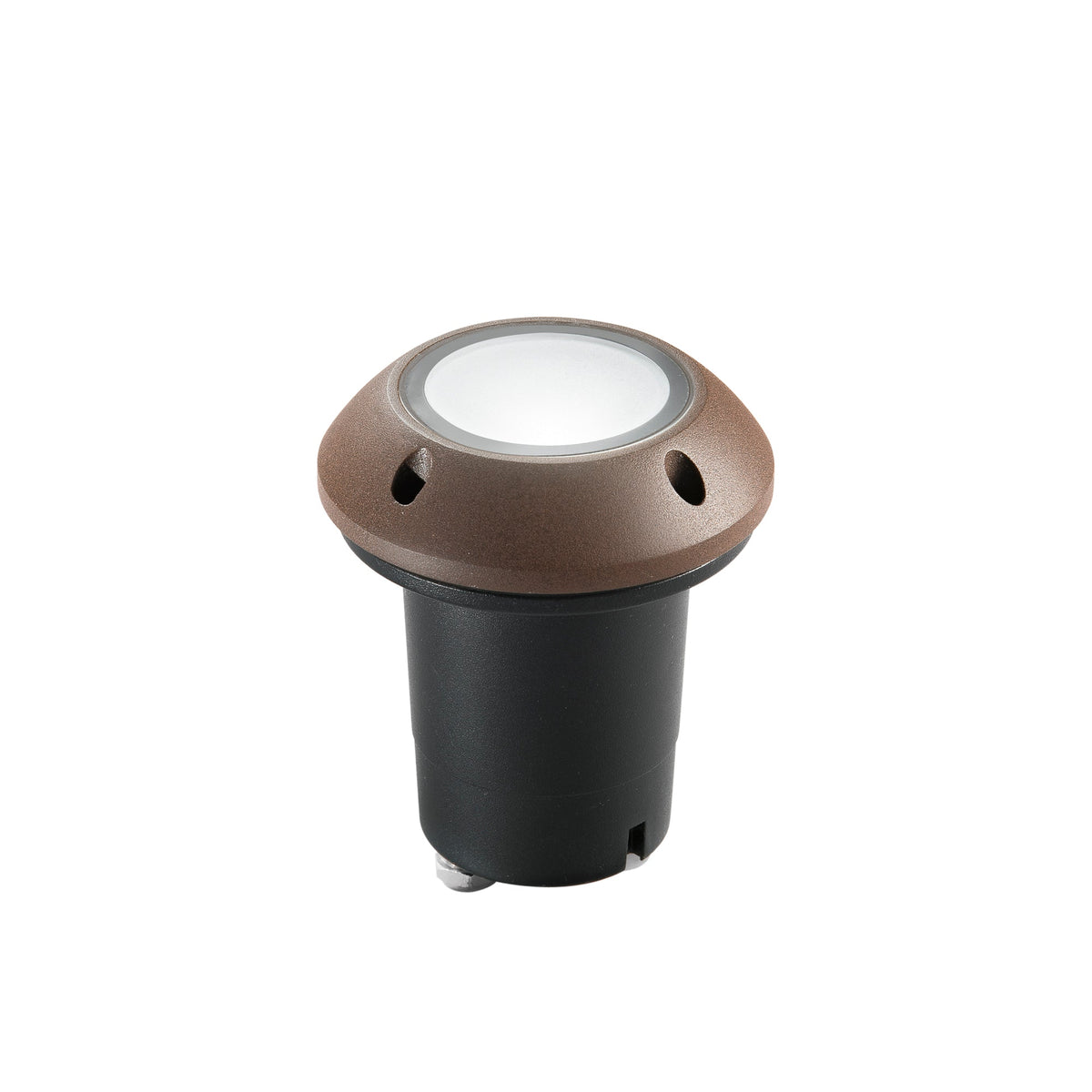 "Faro carrabile HUMMER in acciaio inox bronzo con uplight emission"