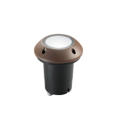 "Faro carrabile HUMMER in acciaio inox bronzo con uplight emission"