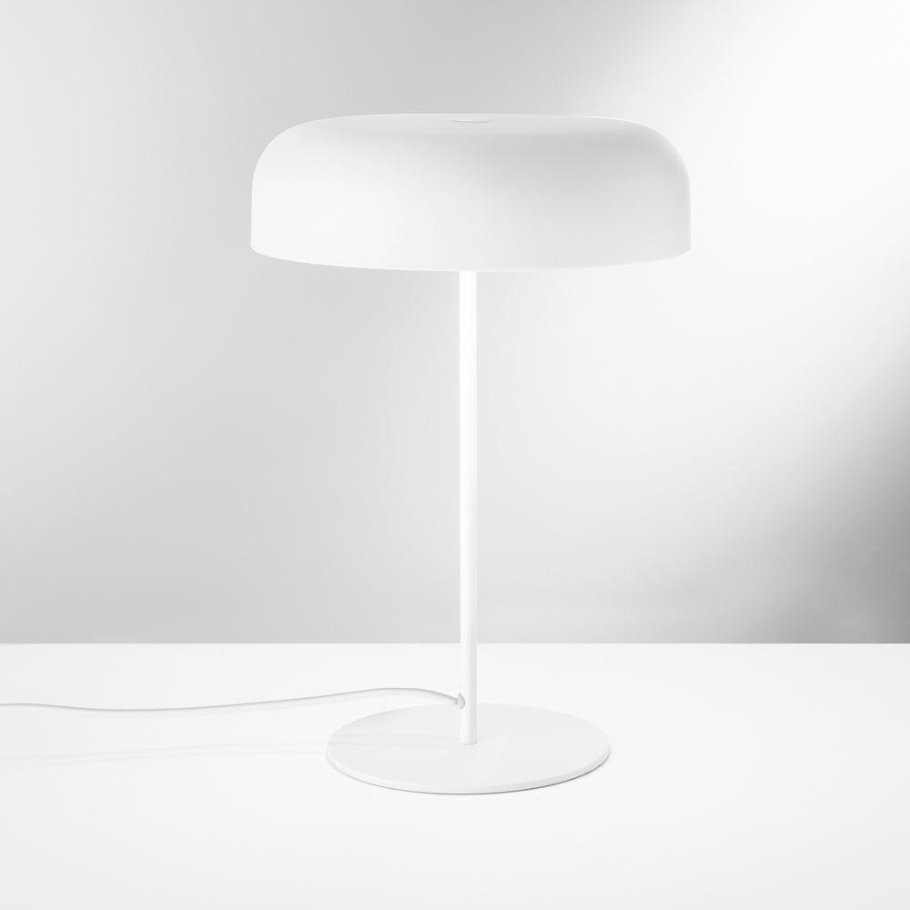 LAMPADA DA TAVOLO ICEMAN BIANCA 2XE14 30X30X45CM