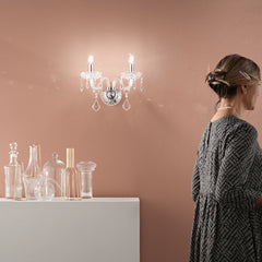 APPLIQUE INCANTO CROMO 2XE14 40X18X34CM