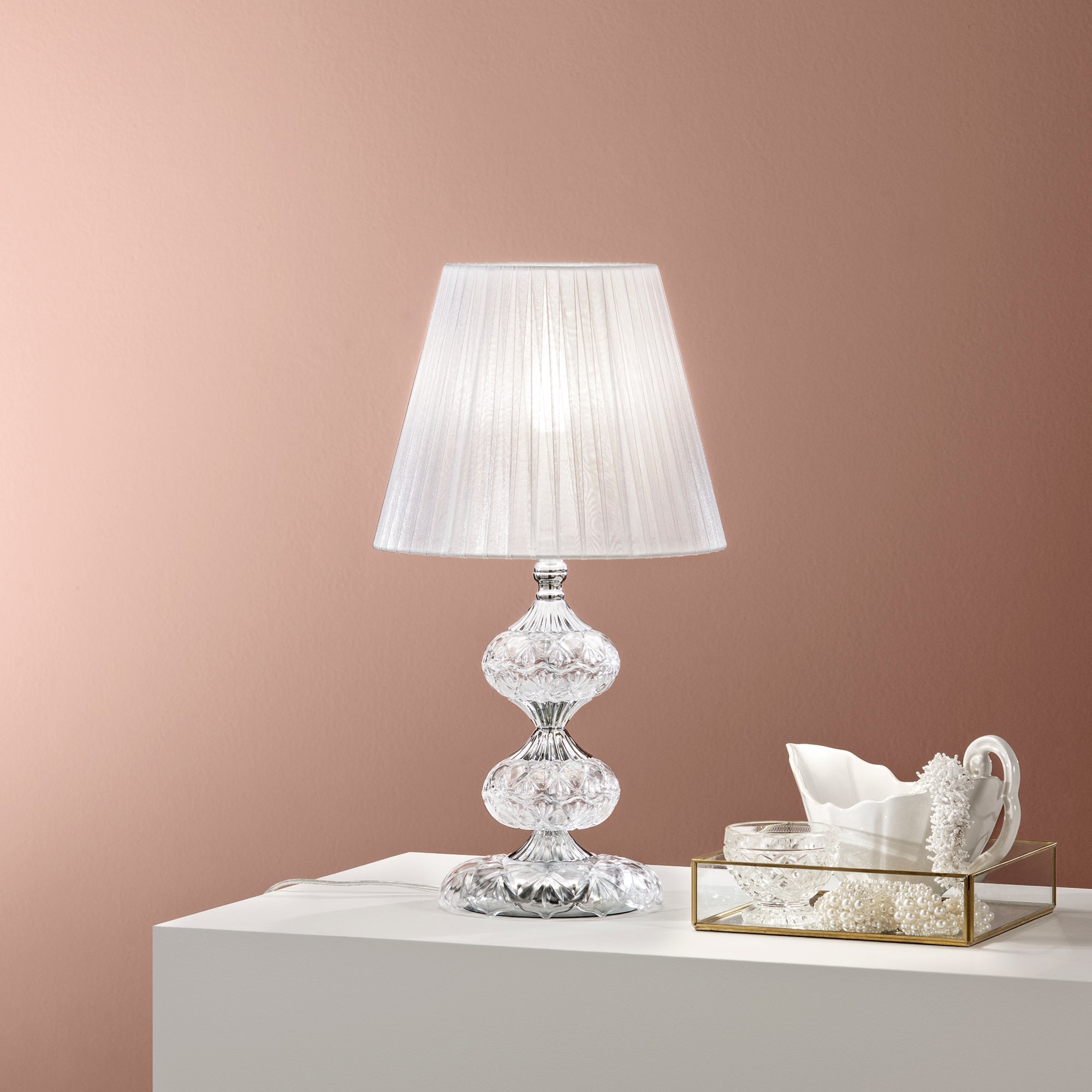 LUMETTO INCANTO CROMO 1XE14 25X46CM