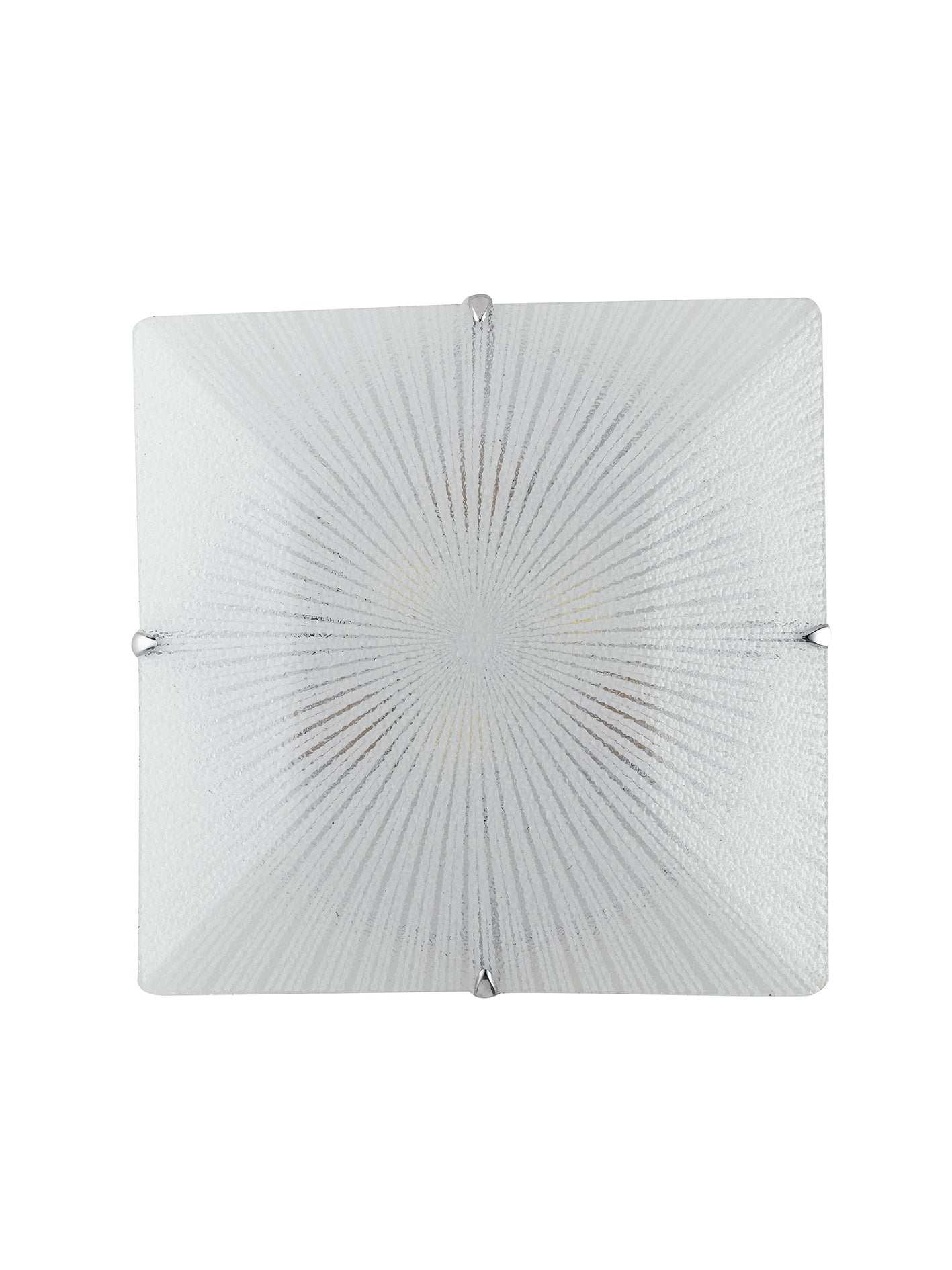 "Plafoniera ISIDE in vetro bianco 30 cm."