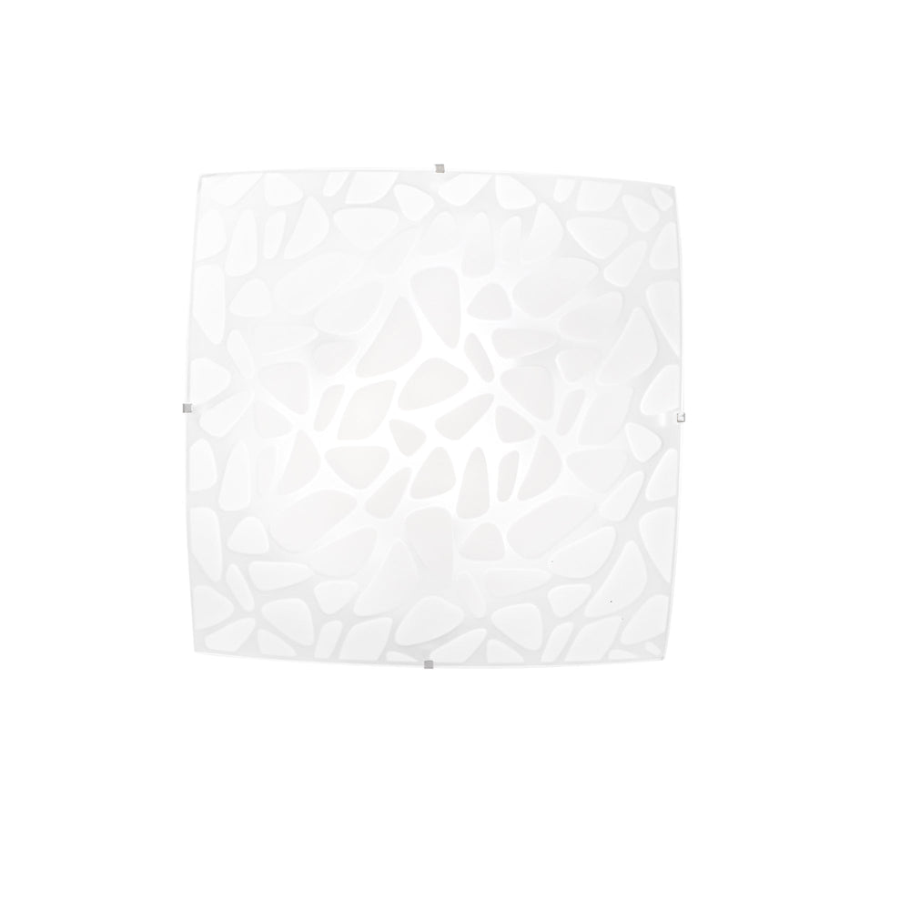 PLAFONIERA ISLAND BIANCA 4XE27 50X50X12CM