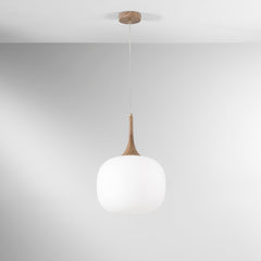 SOSPENSIONE JAIPUR BIANCA/LEGNO 1XE27 30X30X150CM