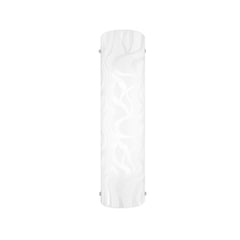 "Applique LED JASMINE in vetro bianco 40 cm. H"