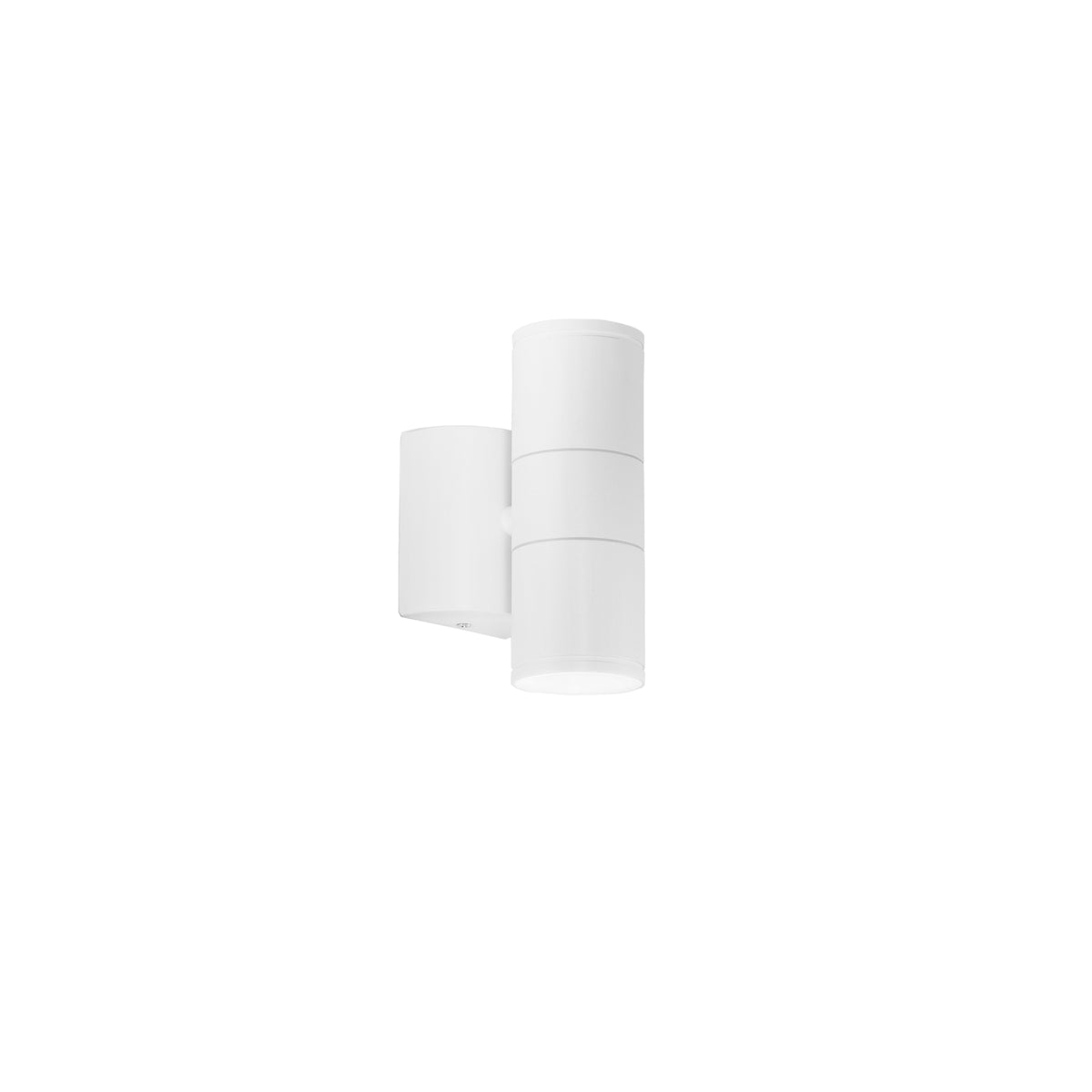 "Applique da esterno JUMP in alluminio bianco con luce biemissione"