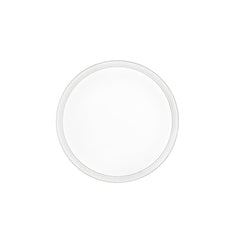 "Plafoniera LED KAOS bianca con bordo diamantato - CCT 40 cm. Ø"