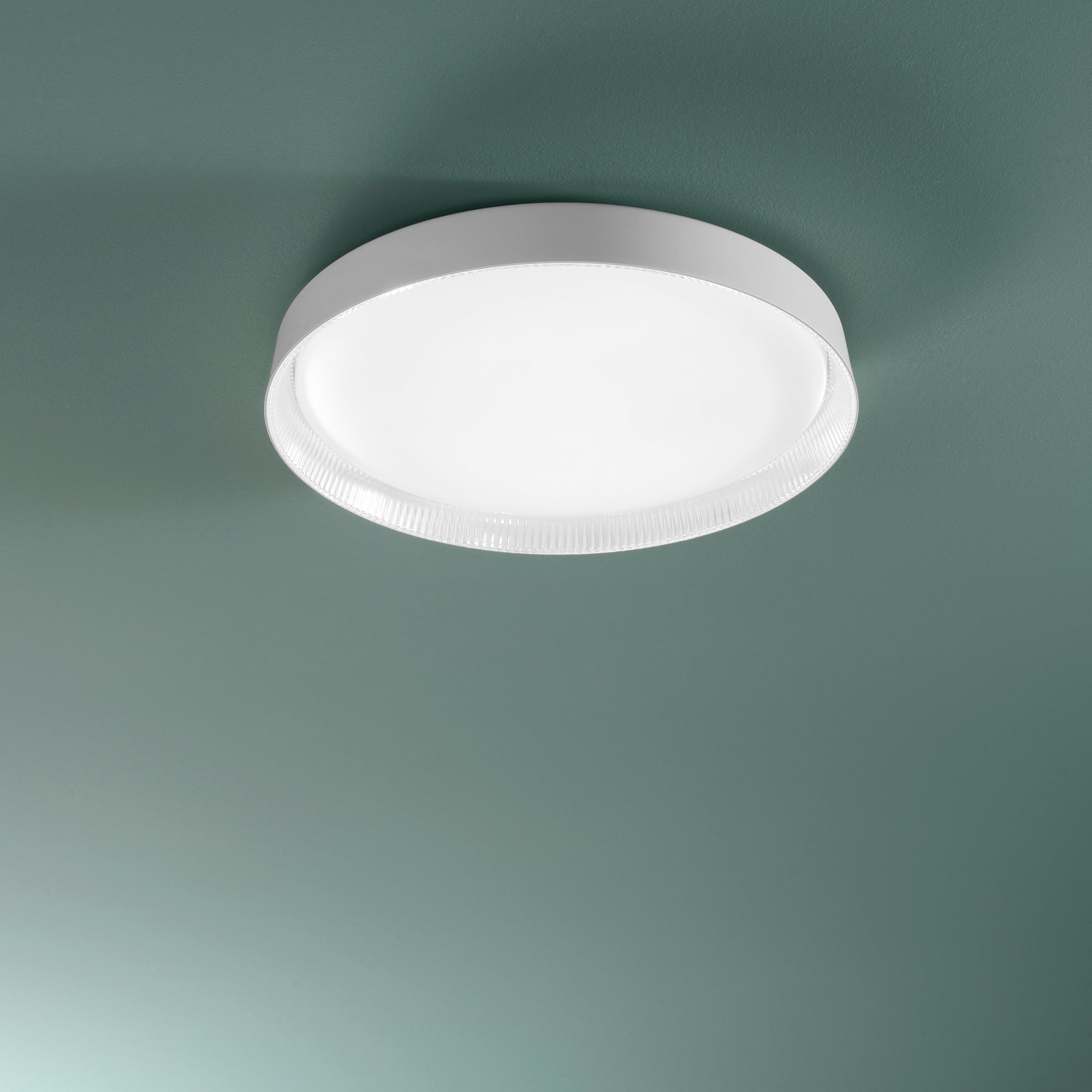 PLAFONIERA LED KAOS BIANCA 40W 4125LM CCT 50X50X7,5CM