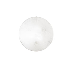 "Plafoniera KARDIO in vetro satinato 40 cm. Ø"
