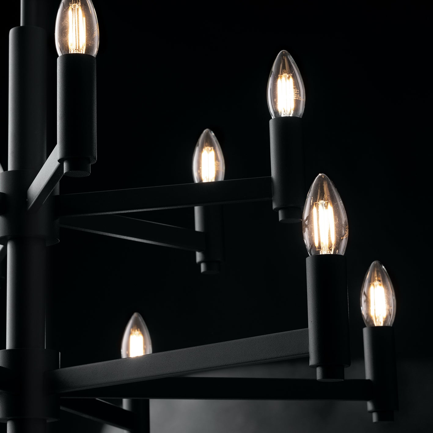 LAMPADARIO KAROL GRIGIO 12XE14 72X120CM