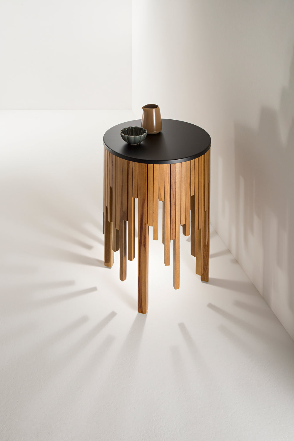 LUME-PIANTANA/TAVOLO KENGO ILLUMINATO A LED 40X40X60CM