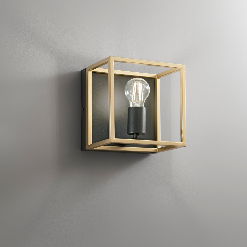 APPLIQUE KIMERA NERA/ORO 1XE27 20X20X22,5CM