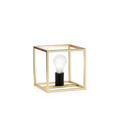 LUMETTO KIMERA NERO/ORO 1XE27 20X20X22,5CM