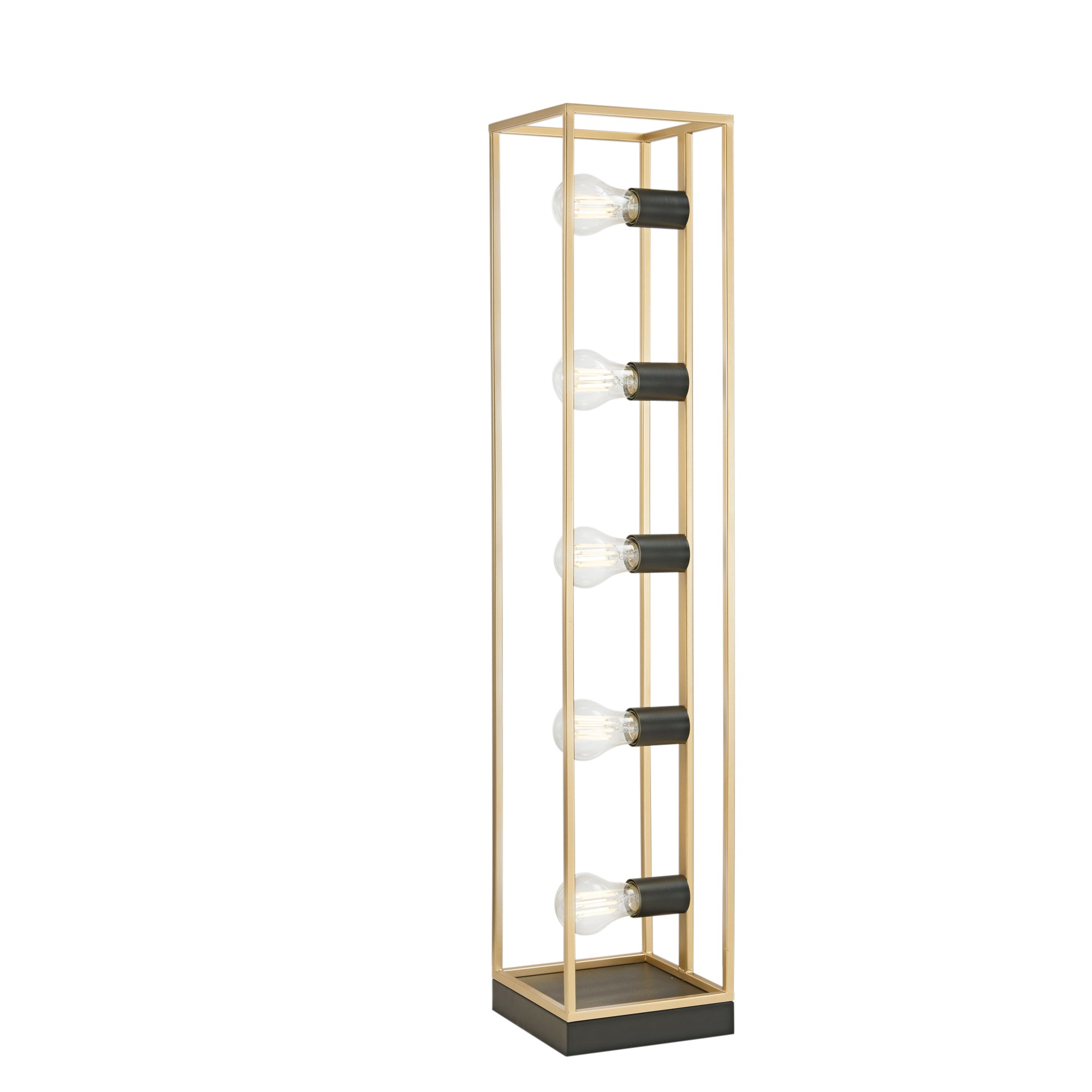 PIANTANA KIMERA NERA/ORO 5XE27 20X20X200CM