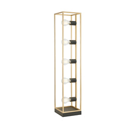 PIANTANA KIMERA NERA/ORO 5XE27 20X20X200CM