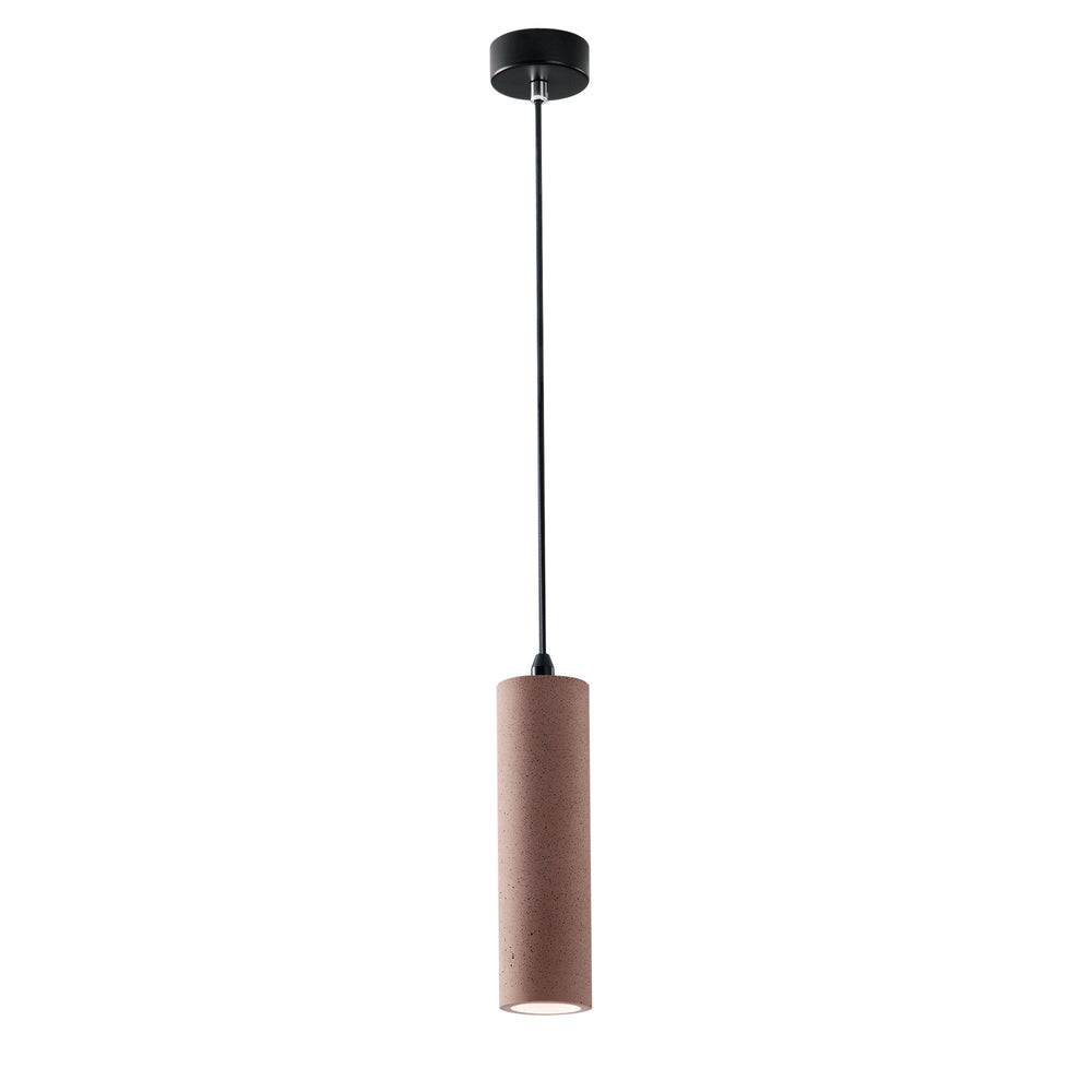 SOSPENSIONE KRUK TONDA MATTONE 1XGU10 7X130CM
