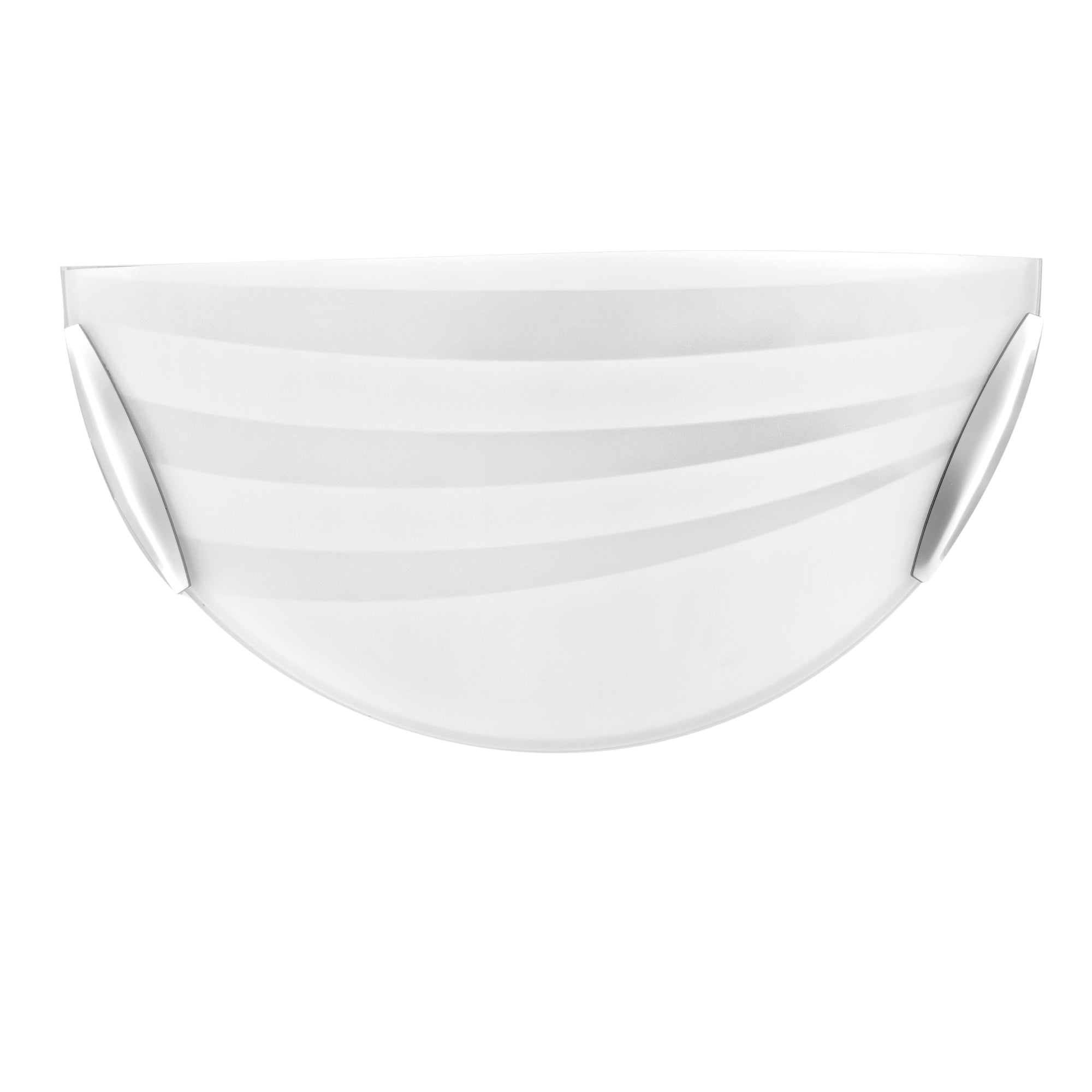 "Applique KUNA in vetro bianco"