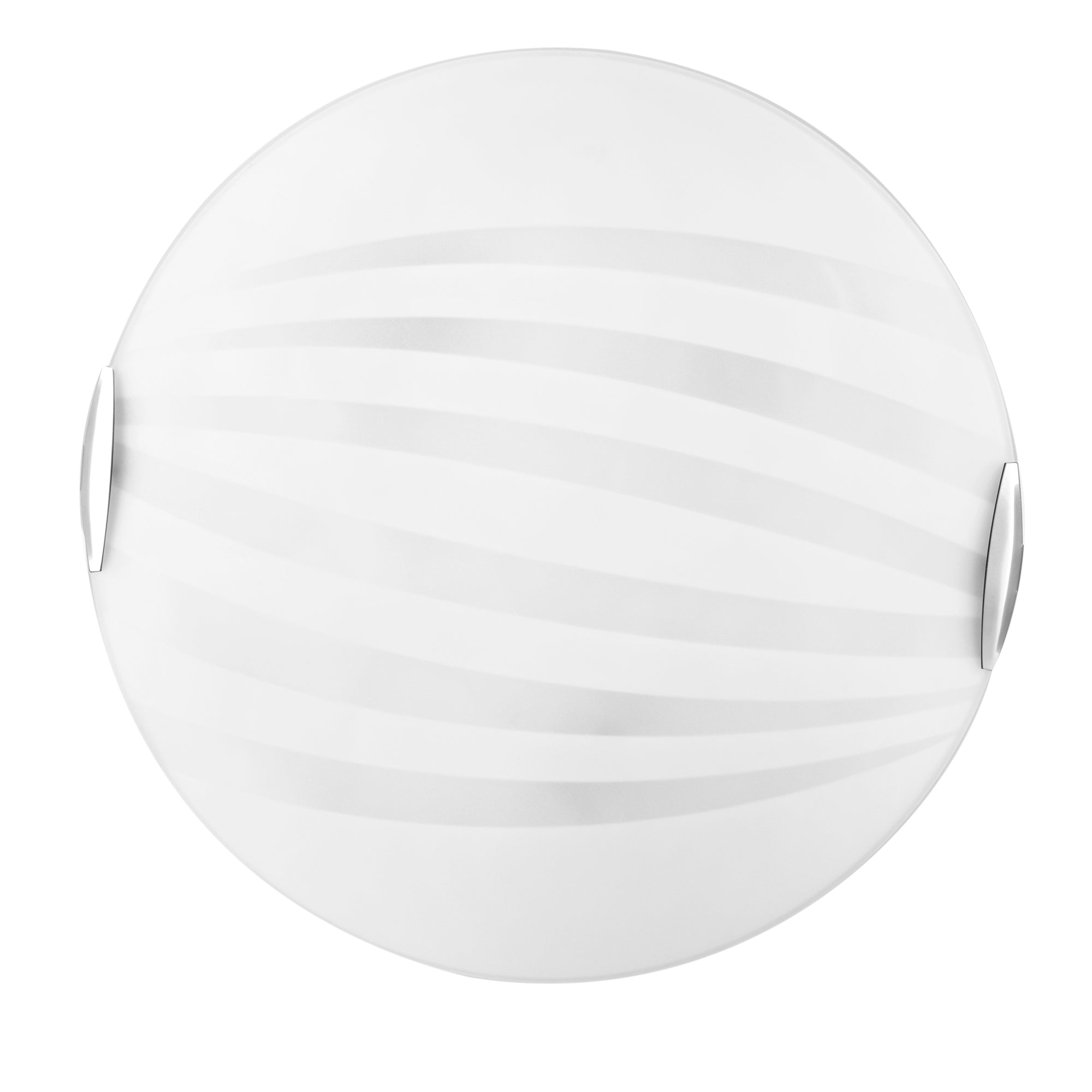 "Plafoniera KUNA in vetro bianco 40 cm. Ø"