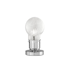 LUME LAMPADINA CROMO 1XE14 15X28CM