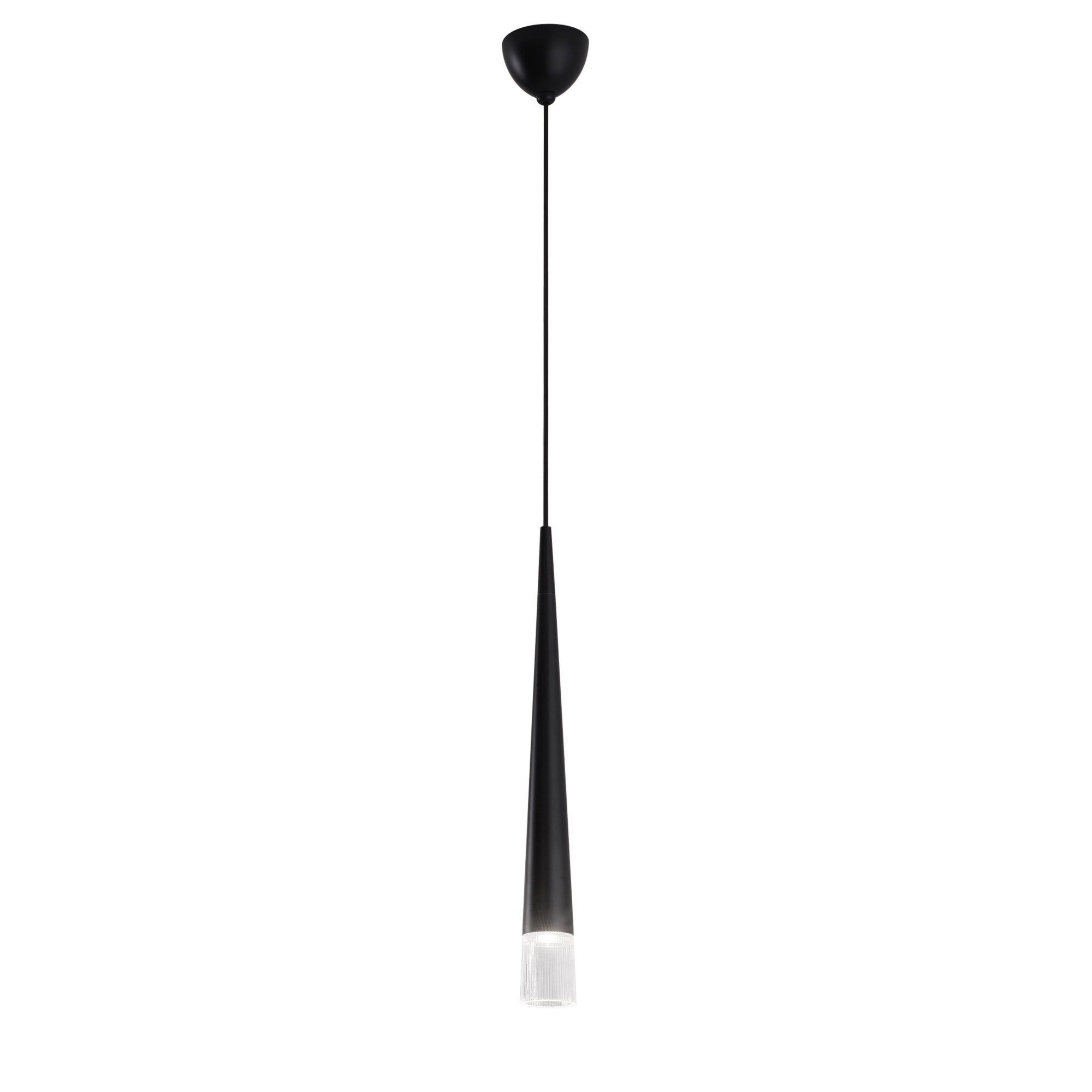 SOSPENSIONE LANCELOT NERA 1XGU10 6X181CM