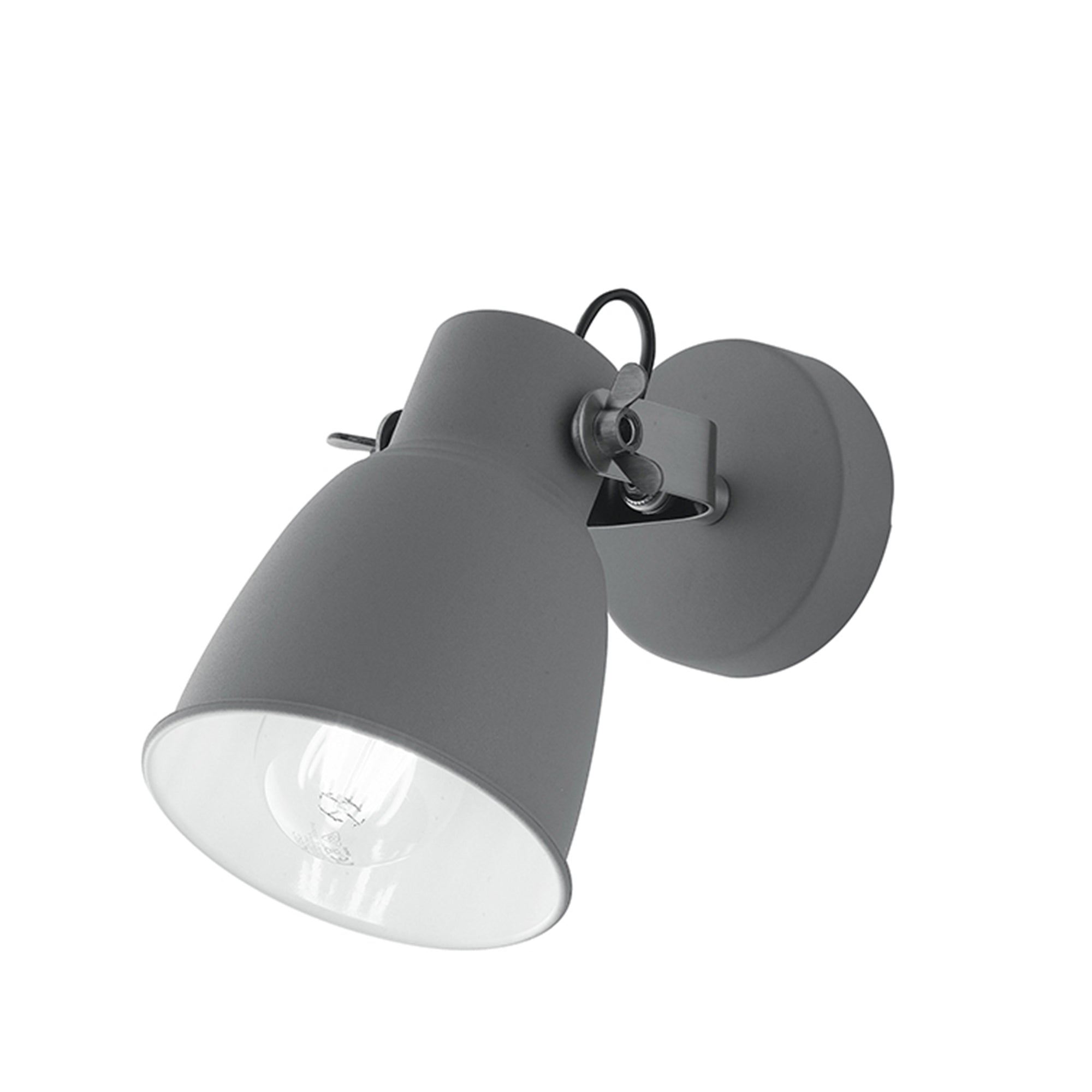 APPLIQUE LEGEND GRIGIA/NICKEL 1XE27 12,3X22X19,5CM
