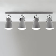 APPLIQUE LEGEND GRIGIA/NICKEL 4XE27 72X16X17,5CM
