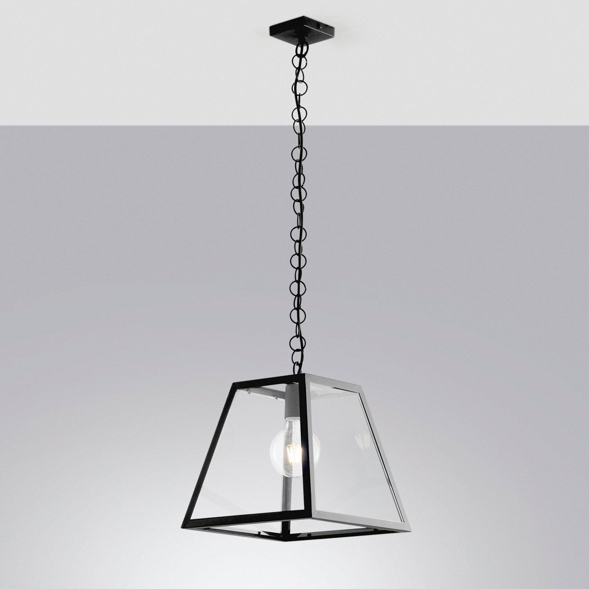 SOSPENSIONE LEXINGTON NERA 1XE27 30X30X123,5CM