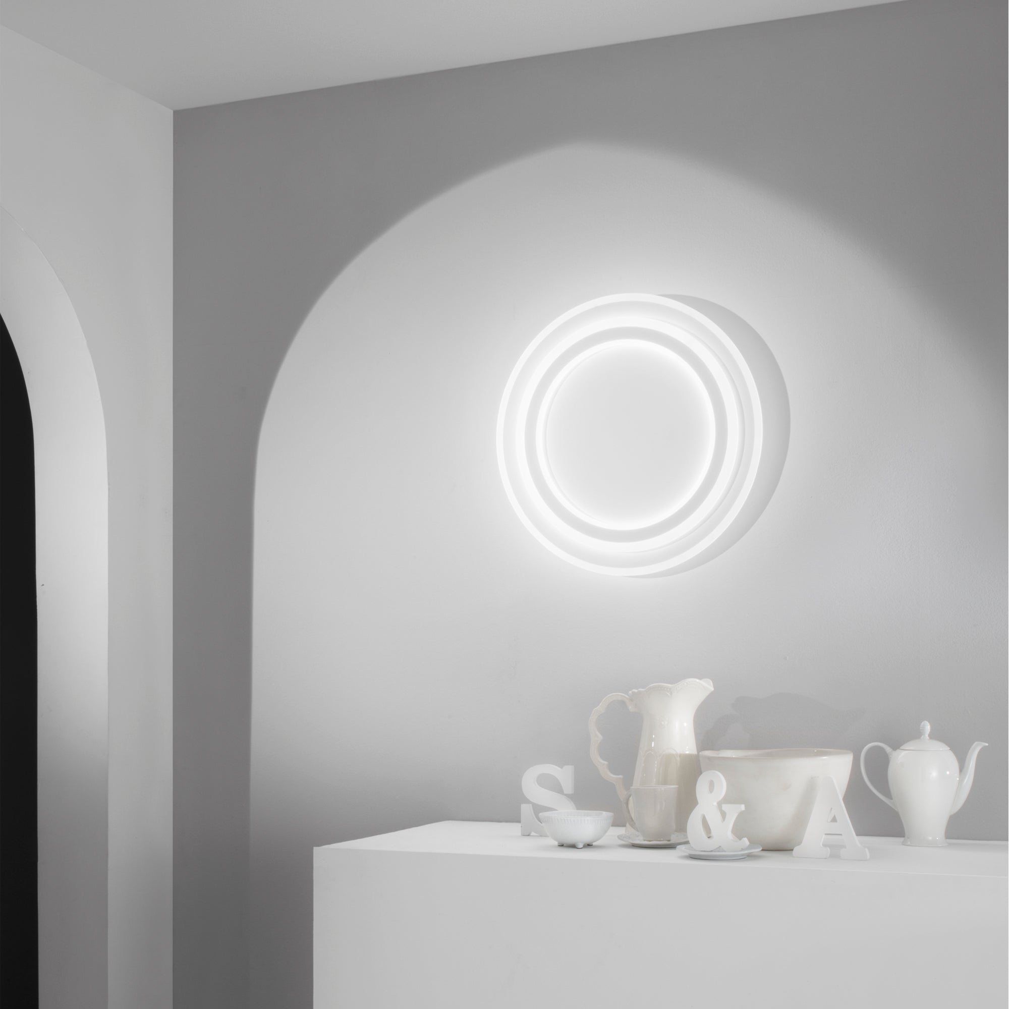 PLAFONIERA LED LIFE BIANCA 56W 8800LM CCT 60X60X4CM
